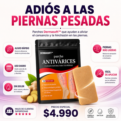 VenaSoft™ Parches Antivarices